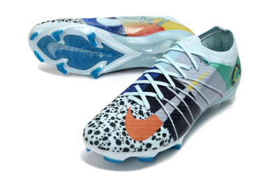 Nike Air Zoom Mercurial Vapor 16 Elite FG Football Boots - Blue/Aquatic Blue/Fiery Orange