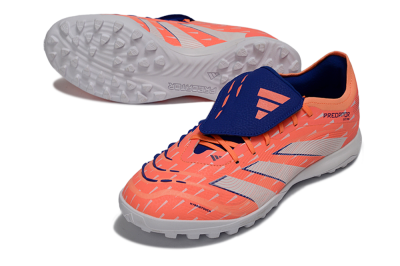 Adidas Predator League Fold-Over Tongue TF Football Shoes - Orange/Vibrant Coral/Deep Navy