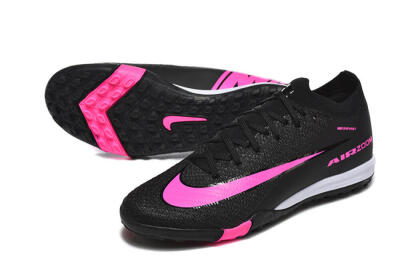 Nike Air Zoom Mercurial Vapor 16 Elite TF Football Shoes - Black/Neon Pink/Jet Black