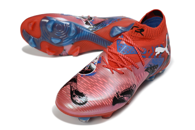Puma Future 8 Ultimate FG Football Boots - Red/Electric Blue/Black