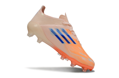 Adidas F50 Elite AG Football Boots - Peach/Vibrant Orange/Cool Blue