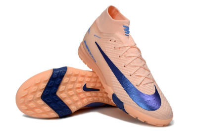 Nike Air Zoom Mercurial Superfly 10 Elite TF Football Shoes - Peach/Royal Blue/Soft Coral