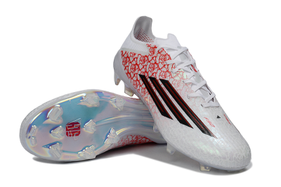 Adidas F50 Elite FG Football Boots - White/Crimson Rose/Iridescent Sparkle