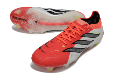 Adidas Predator 26 Elite FG Football Boots - Red/Bright Red/White Fusion