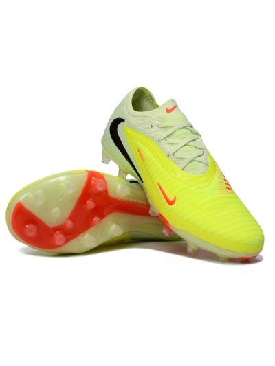 Nike Phantom 6 Elite Low FG Football Boots - Yellow/Neon Yellow/Coral Orange