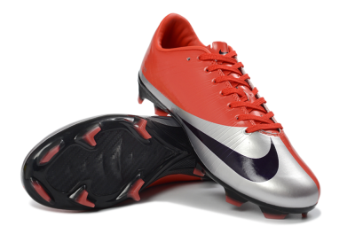 Nike Air Zoom Mercurial Vapor Superfly 1 CR7 2026 World Cup FG Football Boots - Orange/Dynamic Sunset/Metallic Silver