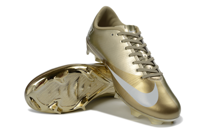 Nike Air Zoom Mercurial Vapor Superfly 1 CR7 2026 World Cup FG Football Boots - Gold/Metallic Gold/White