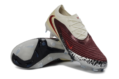 Nike Phantom 6 Elite Low FG Football Boots - Red/Cream/Black