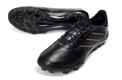 Adidas Copa Pure 3 FG Football Boots - Black/Crimson Red/Graphite Gray