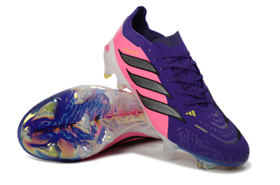 Adidas Predator 26 Elite FG Football Boots - Purple/Vibrant Pink/Black