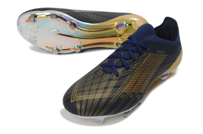 Dembélé x Adidas F50 Elite FG Football Boots - Navy/Champagne Gold/Light Prism