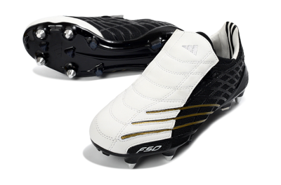 Adidas F50 Spider Elite SG Football Boots - Black/Electric Gold/Classic White