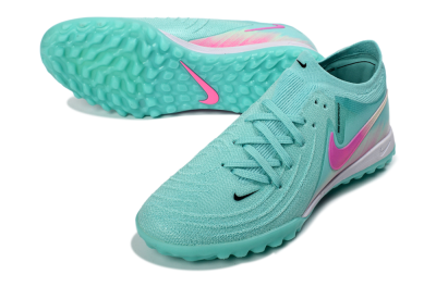 Nike Phantom GX 2 Elite TF Football Shoes - Aqua/Pink Mist/Soft Green