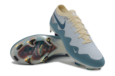 Patta x Nike Air Zoom Mercurial Vapor 16 Elite FG Football Boots - Blue/Sky Blue/Cream White