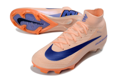 Nike Air Zoom Mercurial Superfly 10 Elite FG Football Boots - Peach/Coral Blue/Soft Orange