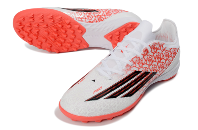 Adidas F50 Pro TF Football Shoes - White/Flamingo Pink/Neon Black