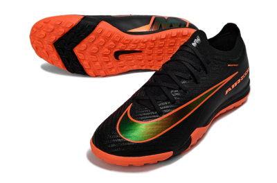 Nike Air Zoom Mercurial Vapor 16 Elite TF Football Shoes - Black/Flame Orange/Electric Green