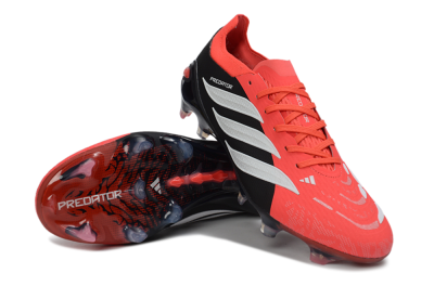 Adidas Predator 26 Elite FG Football Boots - Red/Black/White