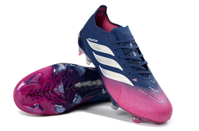Adidas Predator 26 Elite FG Football Boots - Navy/Electric Pink/Deep Blue