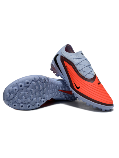Nike Phantom 6 Elite Low TF Football Shoes - Blue/Fiery Orange/Steel Grey