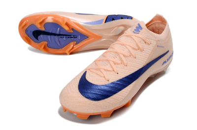 Nike Air Zoom Mercurial Vapor 16 Elite FG Football Boots - Peach/Navy Blue/Orange