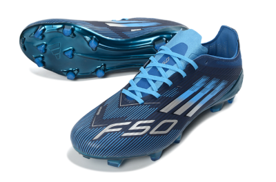 Adidas F50 Elite FG Football Boots - Blue/Deep Ocean/Sky Blue