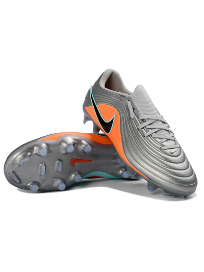 Nike Tiempo Legend 11 Elite FG Football Boots - Gray/Vivid Orange/Mint Blue