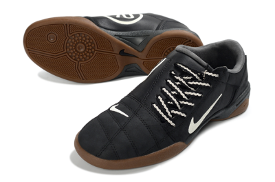 Nike Total 90 III IC Football Shoes - Black/Dark Gray/Rich Brown