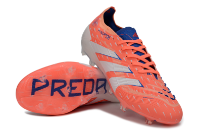 Adidas Predator 26 Elite FG Football Boots - Coral/Royal Blue/White
