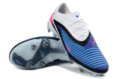 Nike Phantom 6 Elite Low SG Football Boots - Blue/Electric Blue/Neon Pink