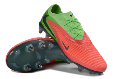 Nike Phantom 6 Elite Low SG Football Boots - Green/Neon Green/Flame Orange