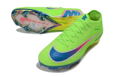 Nike Air Zoom Mercurial Vapor 16 Elite FG Football Boots - Green/Electric Lime/Deep Blue