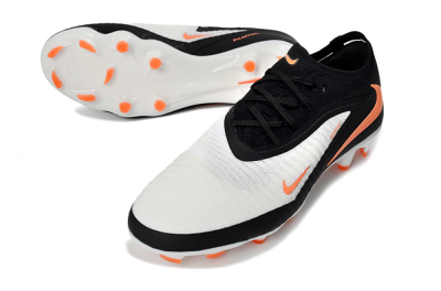Nike Phantom 6 Elite Low FG Football Boots - Black/Bright Orange/White