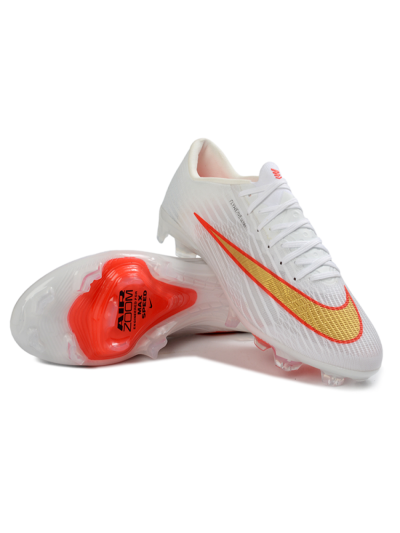 Nike Air Zoom Mercurial Superfly 11 FG Football Boots - White/Bright Orange/Gold Metallic