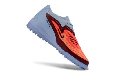 Nike Phantom 6 Elite Low TF Football Shoes - Blue/Coral Red/Steel Blue