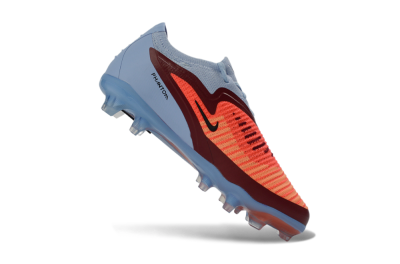 Nike Phantom 6 Elite Low FG Football Boots - Blue/Coral Breeze/Crimson Burst