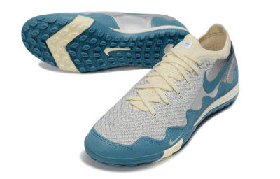 Nike Air Zoom Mercurial Vapor 16 Elite TF Football Shoes - Blue/Creamy Blue/Soft Grey