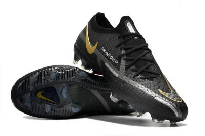 Nike Phantom GT 2 FG Football Boots - Black/Silver/Gold
