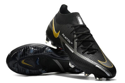 Nike Phantom GT 2 DF FG Football Boots - Black/Silver/Gold