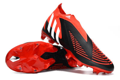 Adidas Predator Edge Geometric+ FG Football Boots - Red/Black/White