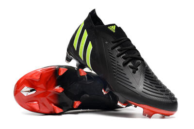 Adidas Predator Edge Geometric.1 FG Football Boots - Black/Yellow/Red
