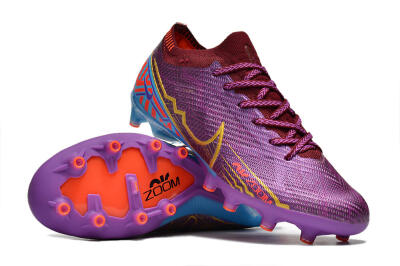 Nike Air Zoom Mercurial Vapor 15 Elite AG Football Boots - Red/Gold/Blue
