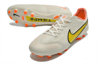 Nike Tiempo Legend 9 Elite FG Football Boots - White/Yellow