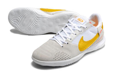 Nike Streetgato IC Football Shoes - Grey/White/Yellow