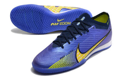 Nike Air Zoom Mercurial Vapor 15 Elite IC Football Shoes - Blue/Green/Yellow
