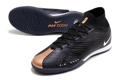 Nike Air Zoom Mercurial Superfly 9 Elite IC Football Shoes - Black/White/Gold