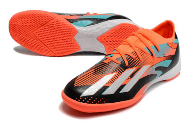 Adidas X Speedportal.1 IC Football Shoes - Orange/Silver/Black/Blue