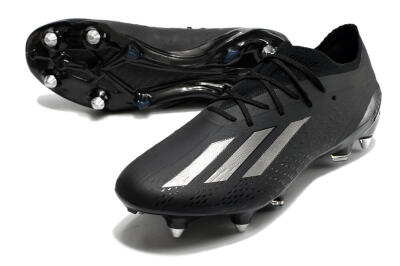 Adidas X Speedportal.1 SG Football Boots - Black/Grey