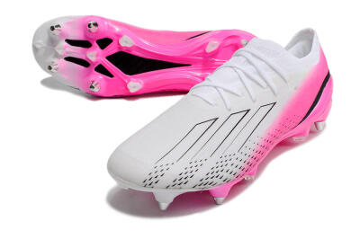 Adidas X Speedportal.1 SG Football Boots - White/Pink/Black