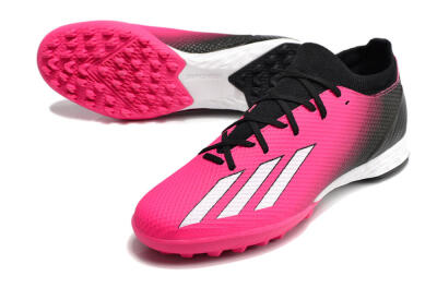 Adidas X Speedportal.3 TF Football Shoes - Pink/Black/White